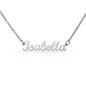 To Our Daughter Customized Name Necklace With Message Card Custom Name Gift from Dad My Daughter Silver Necklace Customized