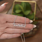 To My Soulmate Custom Name Necklace Jewelry For Her Gift For Wife Birthday Gifts To My Soulmate Name Jewelry Women. Girlfriend Gift For Her