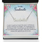 To My Soulmate Custom Name Necklace Jewelry For Her Gift For Wife Birthday Gifts To My Soulmate Name Jewelry Women. Girlfriend Gift For Her