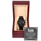 To My Son Wrist Watch Gift Son's Birthday Holiday Gift Men's Watches Son Christmas Gift Son Wedding Gift Dad Watch Men's Wrist Watch Son's