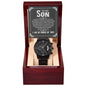 To My Son Wrist Watch Gift Son's Birthday Holiday Gift Men's Watches Son Christmas Gift Son Wedding Gift Dad Watch Men's Wrist Watch Son's