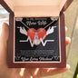 To My Nurse Wife Necklace Gift Wife Birthday Gift Necklace for Wife Christmas Gift Girlfriend Gift Wife Poem Card Valentine To My Soulmate