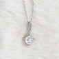To My Girlfriend Valentines Day Necklace Gift Gift For Girlfriend Christmas Necklace Heart Necklace Promise Necklace Valentines Day Gift.
