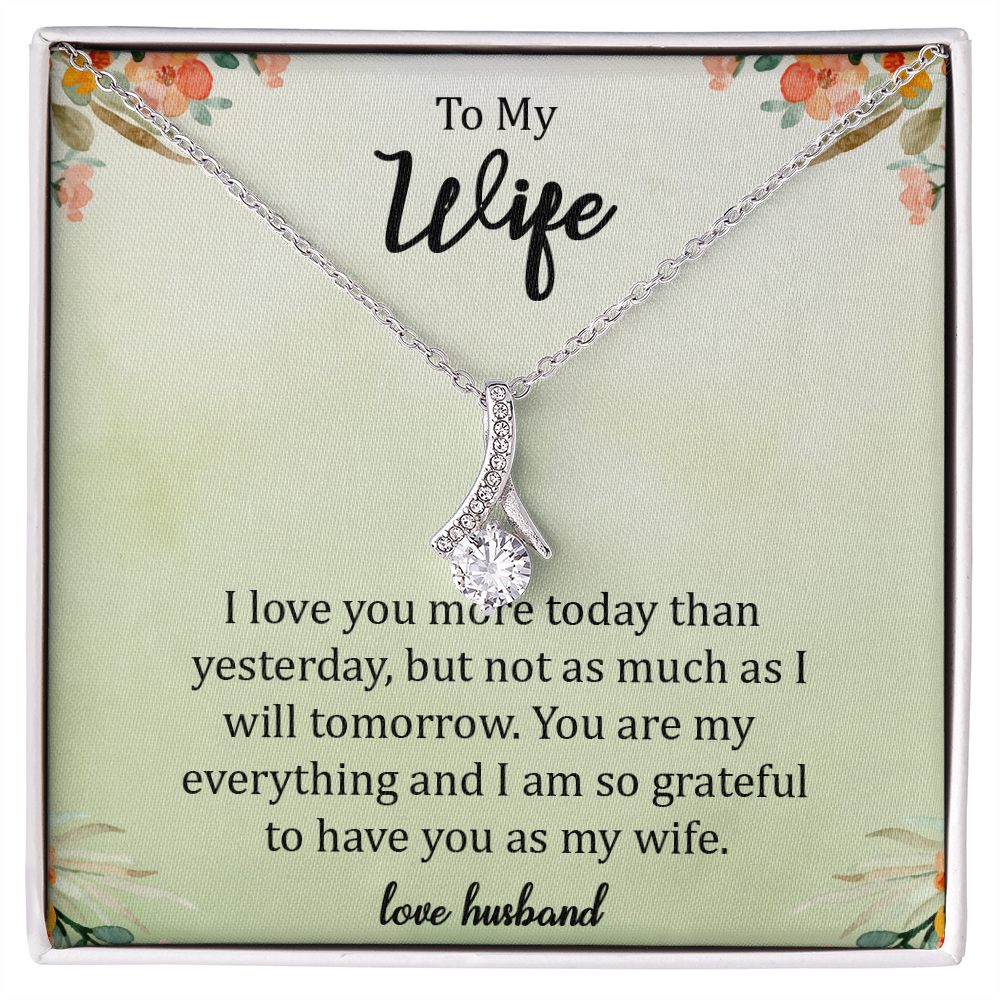To My Beautiful Wife: A Token of My Endless Love"