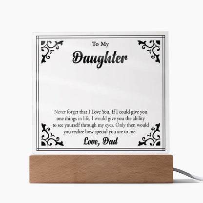 To My Beloved Daughter, Always Shine Bright"