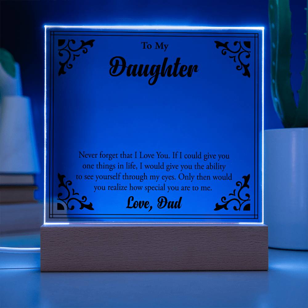 To My Beloved Daughter, Always Shine Bright"