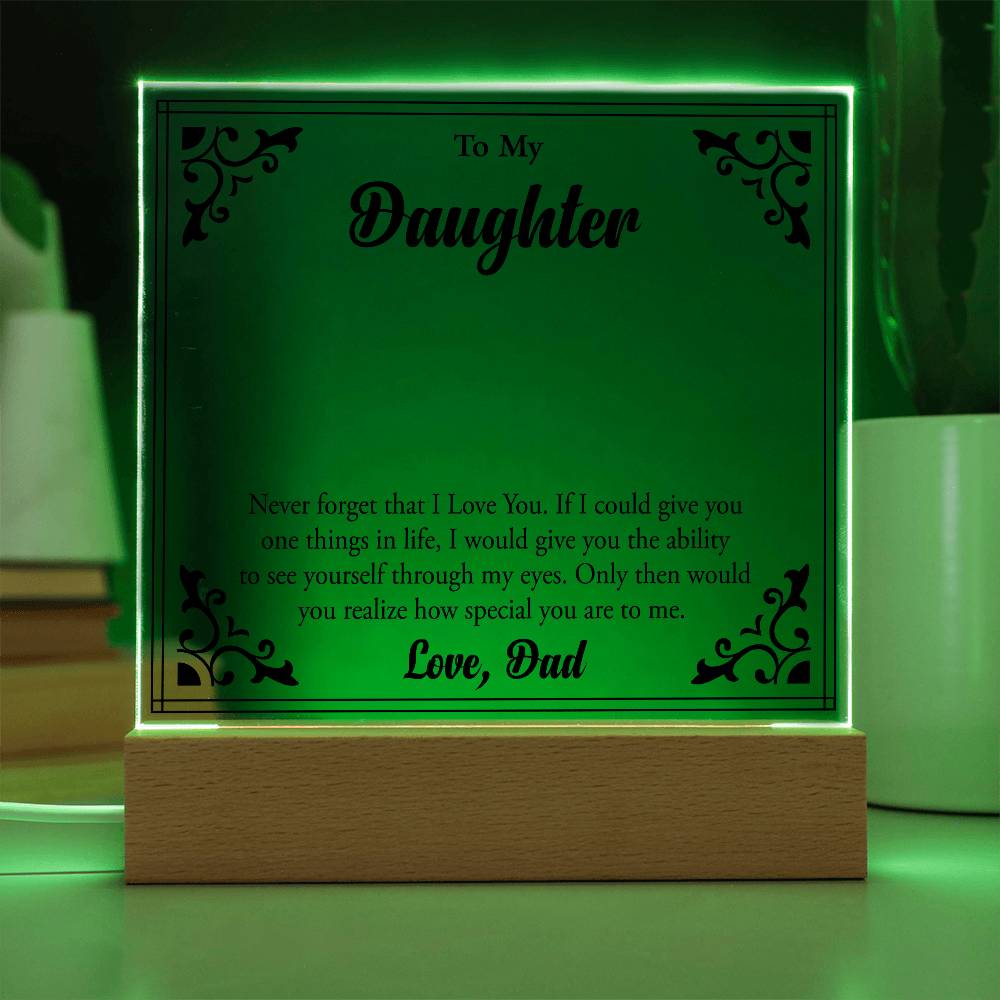 To My Beloved Daughter, Always Shine Bright"