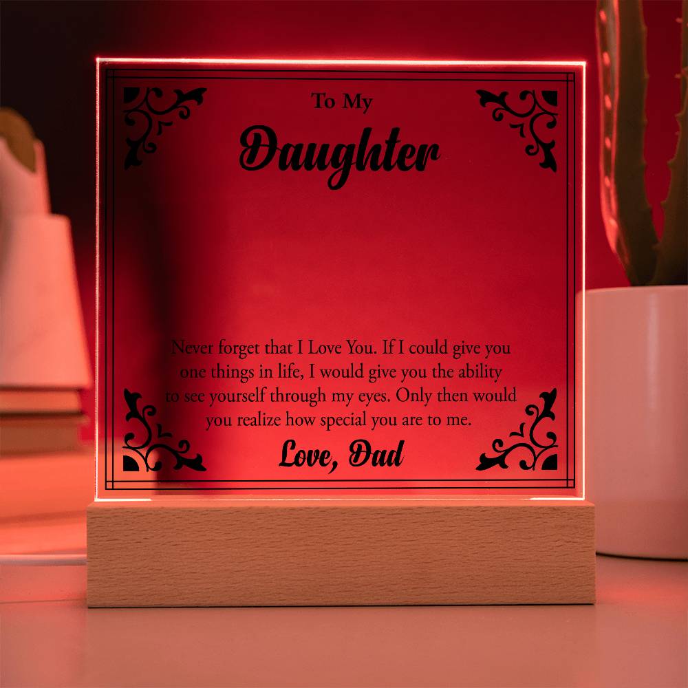To My Beloved Daughter, Always Shine Bright"