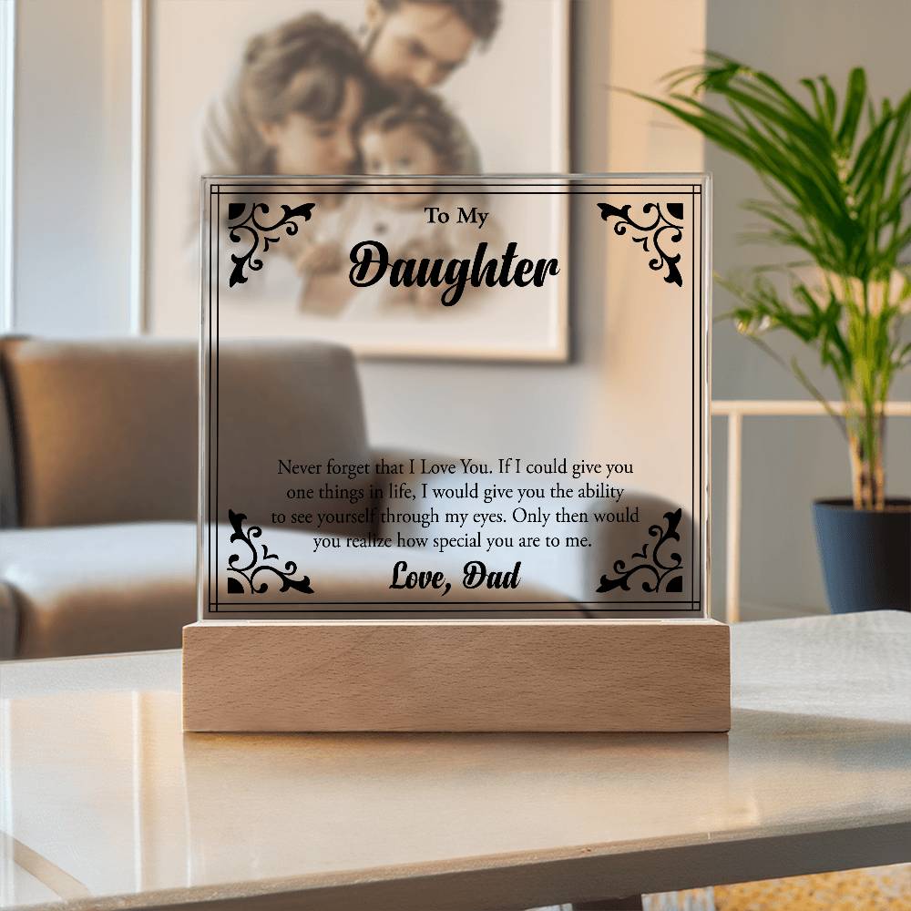 To My Beloved Daughter, Always Shine Bright"