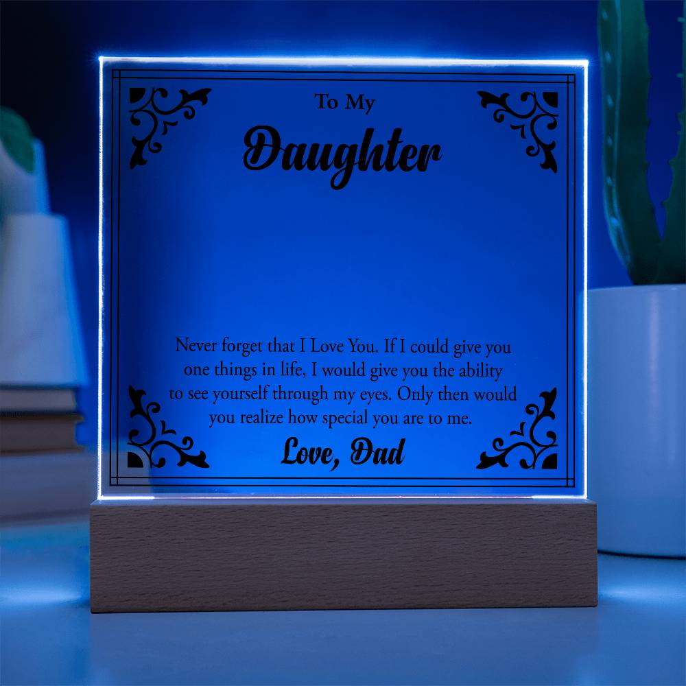 To My Beloved Daughter, Always Shine Bright"