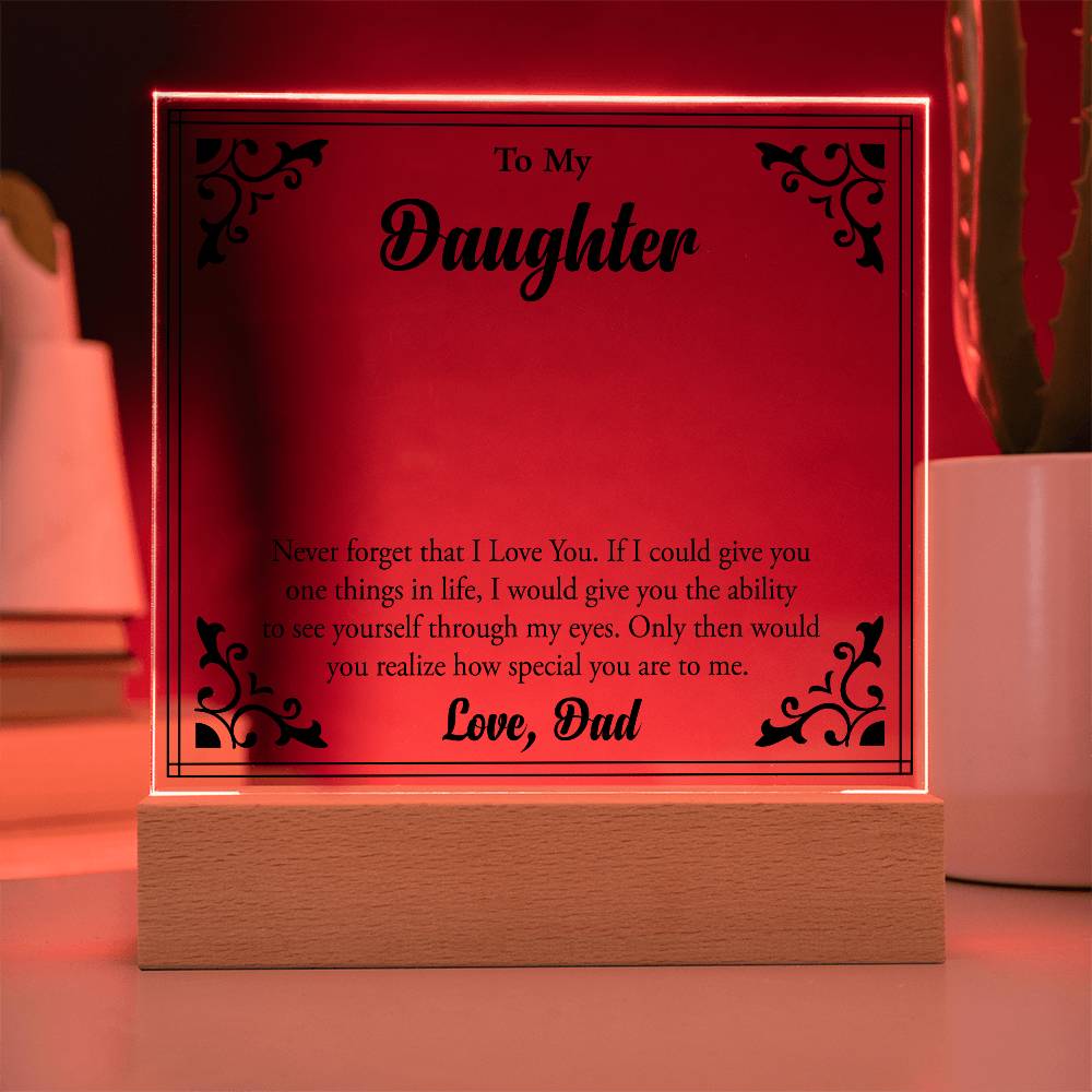 To My Beloved Daughter, Always Shine Bright"