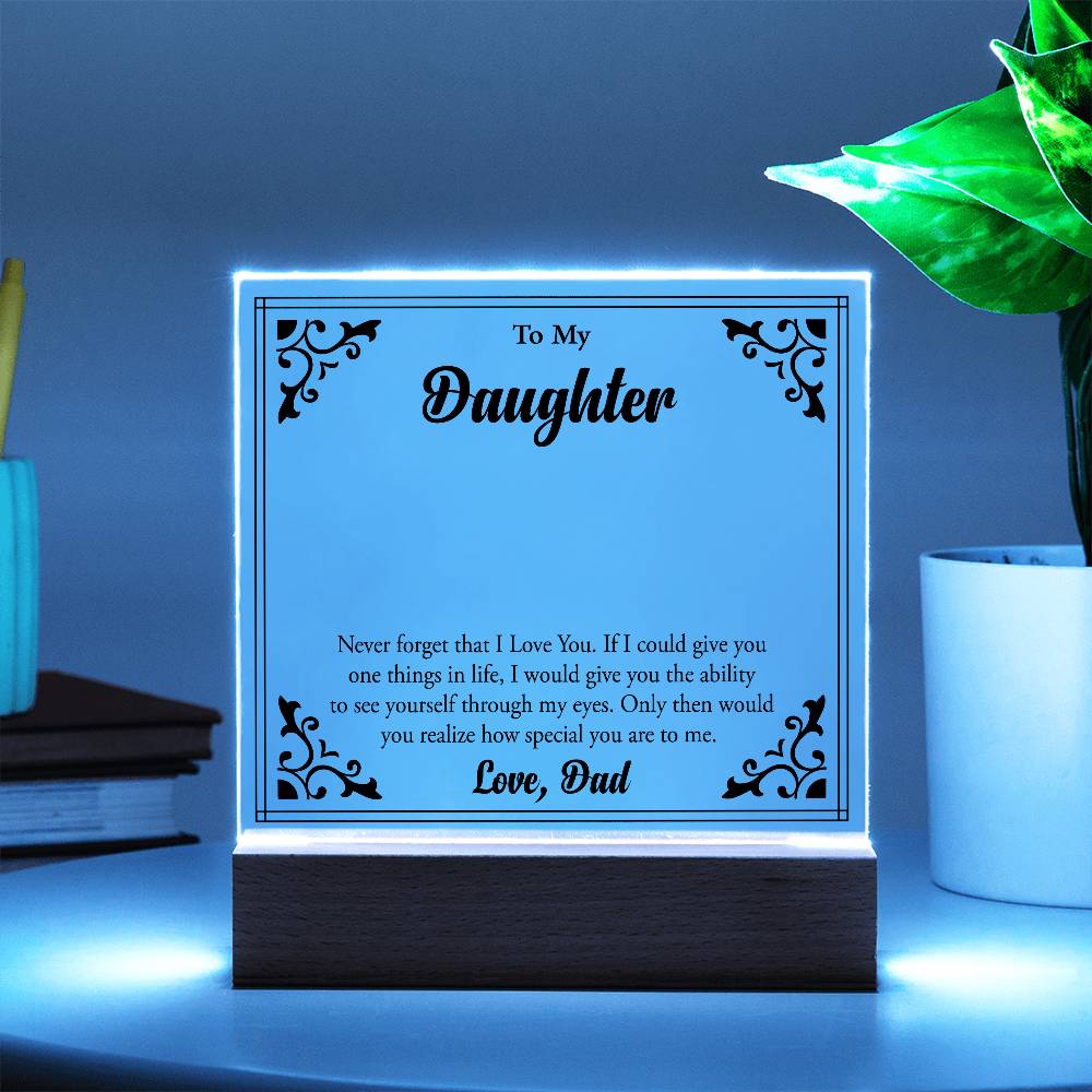 To My Beloved Daughter, Always Shine Bright"