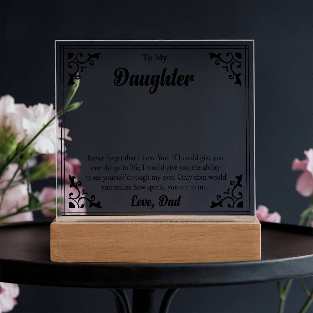 To My Beloved Daughter, Always Shine Bright"