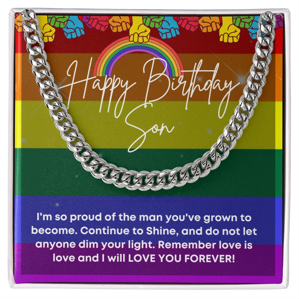 Happy Birthday Son Gift to Son from Mom, or Dad