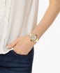 Women's Slim Runway Gold-Tone Stainless Steel Bracelet Watch Set 38mm