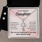 To My Bonus Daughter Necklace Birthday Daughter Jewelry Stepdaughter Gift Sentimental With Message Card Bonus mom necklace Daughter in law