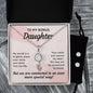 To My Bonus Daughter Necklace Birthday Daughter Jewelry Stepdaughter Gift Sentimental With Message Card Bonus mom necklace Daughter in law