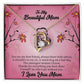 To My Beautiful Mom Necklace, Mom Necklace, Mom Birthday Gift from Daughter, Mom Gift From Son, Mother's Day Gifts, Christmas Gifts